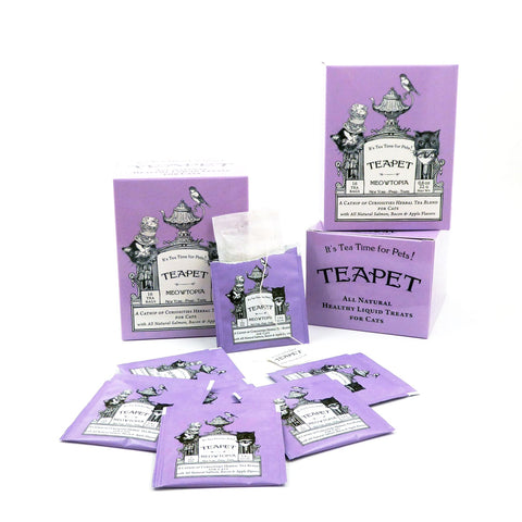 Herbal Tea for Cats - Meowtopia, a Catnip Cat Tea by Teapet