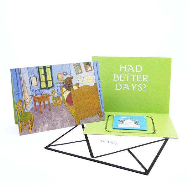 Teapet Herbal Tea for Dogs Get Well Greeting Card for Dogs